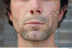 Mouth Man White Casual Slim Street photo references